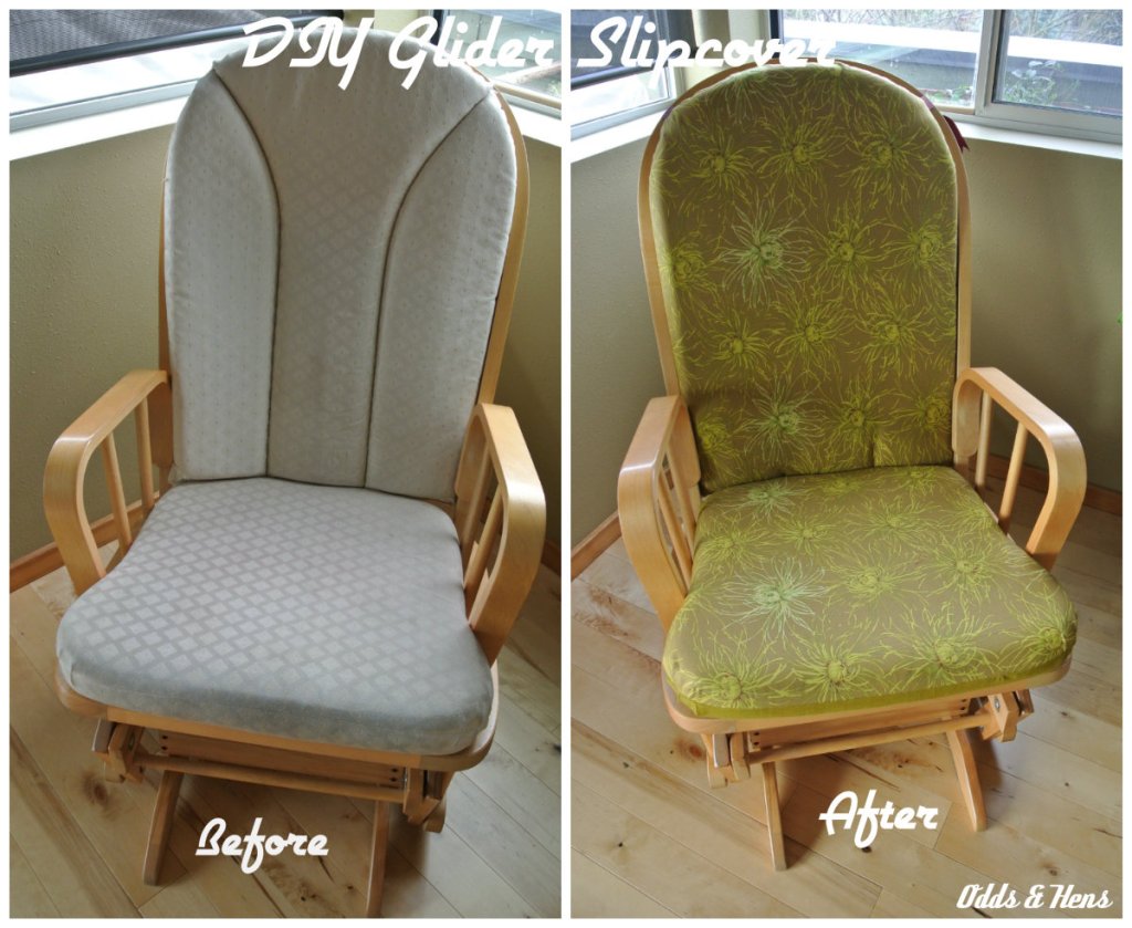 quick way to reupholster or recover a glider