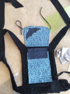 DIY makeover mei tai infantino raindrops seattle umbrella hood babywearing