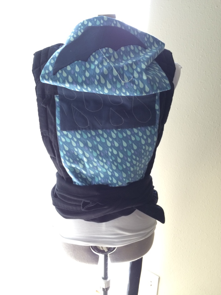 DIY makeover mei tai infantino raindrops seattle umbrella hood babywearing