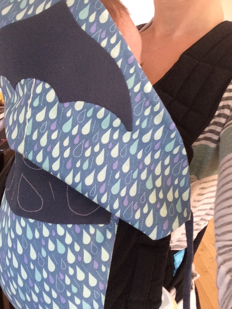 DIY makeover mei tai infantino raindrops seattle umbrella hood babywearing